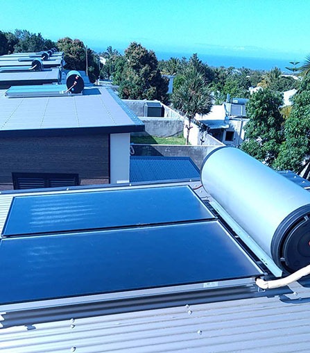 Installation chauffe eau solaire Réunion